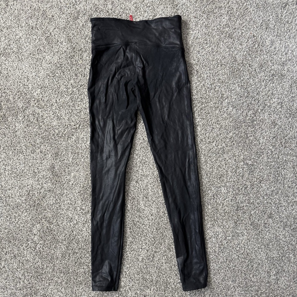 Spanx Faux Leather Leggings for Women, Size M - Black - Picture 12 of 12
